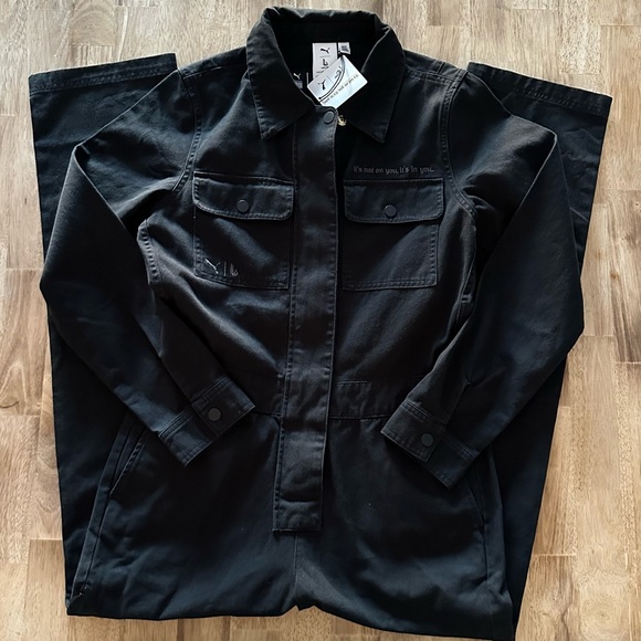 Puma x Lauren London Boiler Suit Jumpsuit Black Womens Size S 538891 01 - Picture 3 of 6